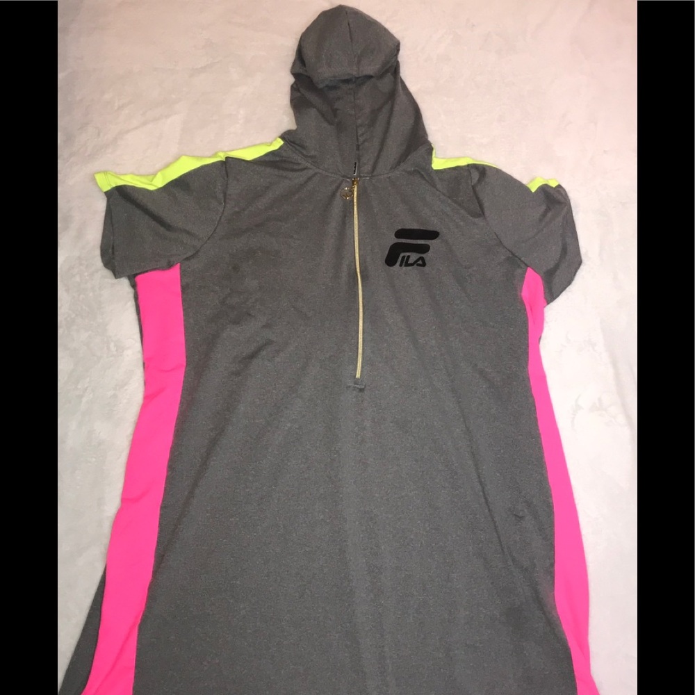Fila Branded Hooded Dress